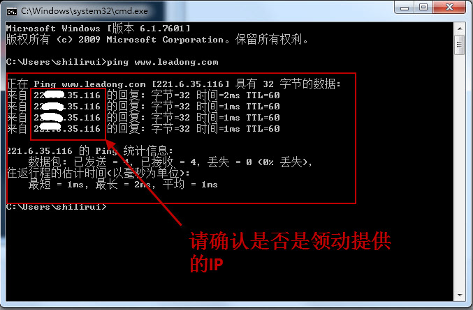 确认解析是否生效
